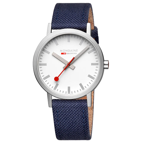 Mondaine - Official Swiss Railways Ocean Blue 40mm Watch