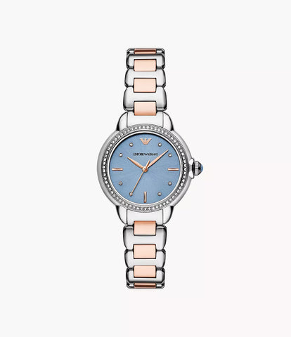 Emporio Armani - Women's Three-Hand Two-Tone Watch