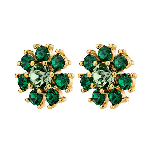 Dyrberg Kern - Aude SG Emerald Green Earrings