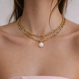 D/K & Co - Aurelia SG White Pearl Necklace