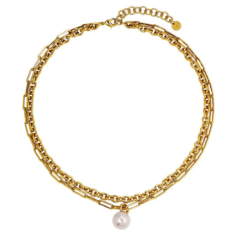 D/K & Co - Aurelia SG White Pearl Necklace