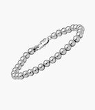 Armani Exchange - Silver-Tone Beaded Bracelet