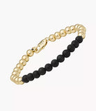 Armani Exchange - Two-Tone Brass Beaded Bracelet