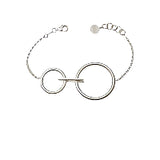 Diva - Eclisse Orbita Bracelet Sterling Silver Rhodium Plated