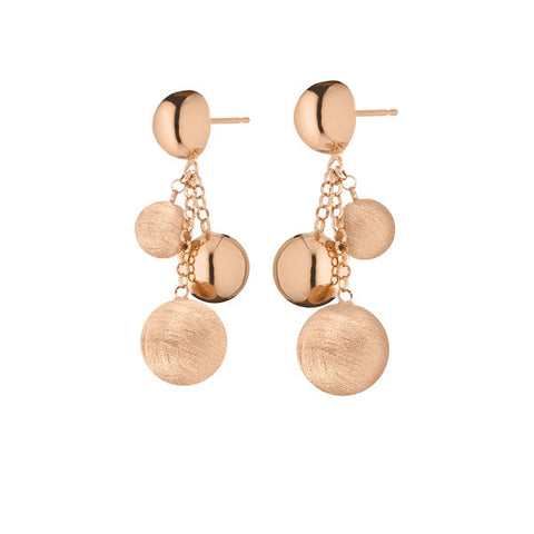 Diva - Luce earrings sterling silver rose gold plated