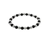 Diva - Luce Bracelet Sterling Silver Rhodium Plated And Onyx