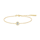 Ania Haie - Glimmer Solitaire Bracelet Gold Plate