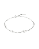 Ania Haie - Silver Bezel Organic Dome Pebble Bracelet