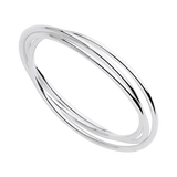 Najo - Cafe Bangle Silver 68mm