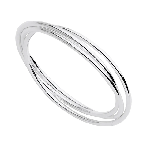 Najo - Cafe Bangle Silver 68mm