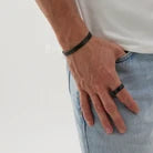 Najo - Minight Mens PVD Coated Ring Steel