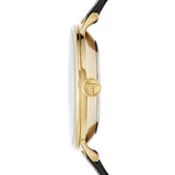 Ted Baker - Dempsey Gold & Black Eco Leather Watch