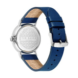 Ted Baker - Concrt Blue Leather Strap Watch