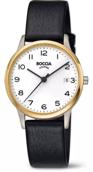 Boccia - Ladies Quartz Two Toned Titanium Watch