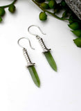 Nick Von K - Baby Pounamu Dagger Earrings