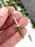 Nick Von K - Baby Pounamu Dagger Earrings