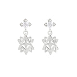 Lindi Kingi - Baroque Star Earring Silver Plated