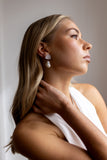 Boh Runga - Piwakawaka Pearl Drop Earrings Silver