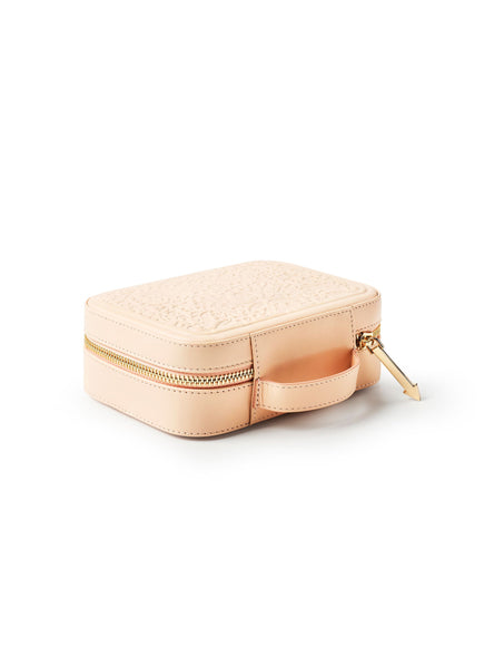 Karen Walker - Leather Jewellery Case Peach