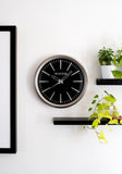 Nixon - Black & Silver Wall Clock