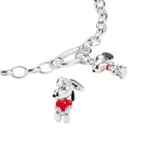 Thomas Sabo - Silver Charm Pendant Snoopy Pavé Peanuts Connect