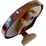 Rhythm - Wall Table Clock Brown Plastic