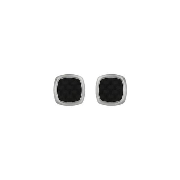 Najo - The Aviator Carbon Fibre and Steel Cufflinks