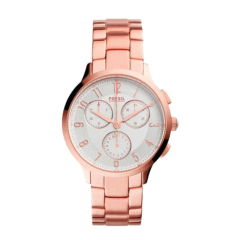 Fossil - Full Rose Gold & White Dial Watch