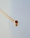 Meadowlark - Cosmo Charm Necklace Sterling Silver Garnet