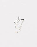 Meadowlark - Cursive Letter Charm Necklace "C" Sterling Silver