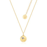 Disney Couture Kingdom - Yellow Gold Sorcerers Apprentice Mickey Reversible Medallion Necklace