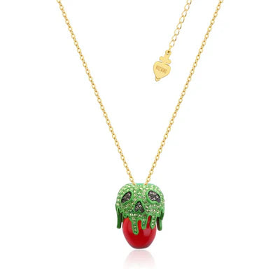 Disney Couture Kingdom - Villains Evil Queen Snow White Poison Apple Crystal Necklace