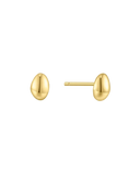 Ania Haie - Gold Organic Dome Pebble Studs
