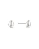 Ania Haie - Silver Organic Dome Pebble Studs