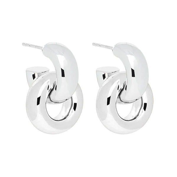 Najo - Tumble Silver Earring
