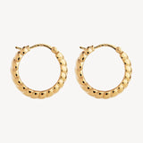 Najo - Thalassa Hoop Earring Gold Plated