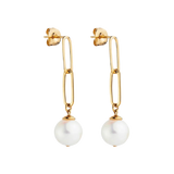 Najo - Eden Pearl Drop Gold Plated Earring