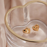 Najo - Amore Stud Earrings Gold Plated