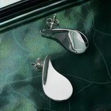 Najo - Circadian Leaf Earrings Silver