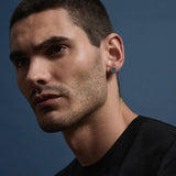 Najo - Torque Men's Reversible Carbon Fibre and Steel Earring