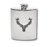 English Pewter Company - British Pewter 6oz Stag Hipflask