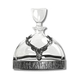 English Pewter Company - 570ml Majestic Stag Crystal & Pewter Decanter & Tumbler Set