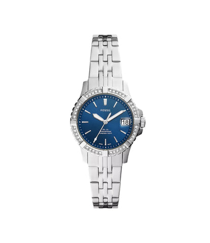 Fossil - Three-Hand Date Stainless Steel Watch