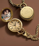 Fossil - Jacqueline Three-Hand Gold-Tone Watch Locket