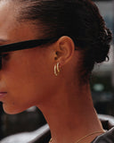 Edblad - Celeste Hoops Small Gold Plate