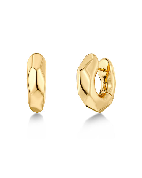 Edblad - Crystalite Hoops Large Gold