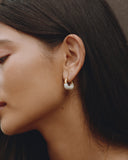 Edblad - Lore Hoops Large Off White/Gold Plate