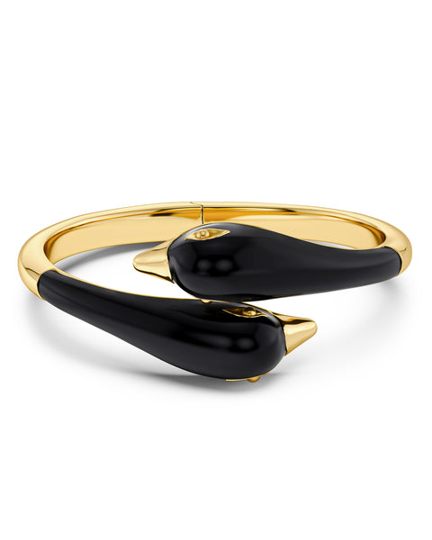 Edblad - Lovebirds Bangle Black/Gold