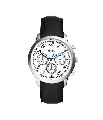 Fossil- Neutra Chronograph Black Leather Watch