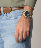 Fossil - Machine Chronograph Two-Tone Stainless Steel Watch